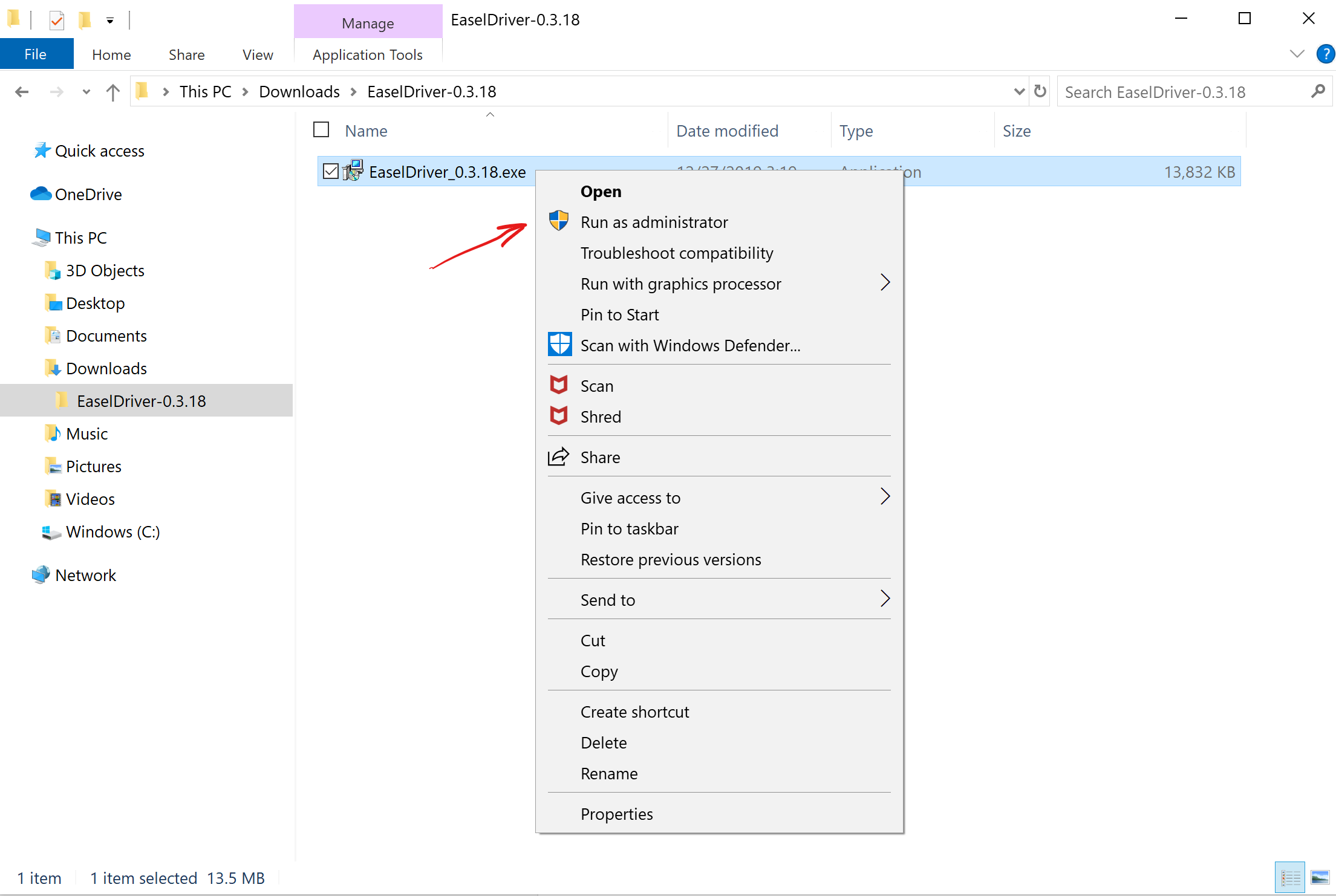 Download and Install New Easel Drivers Inventables